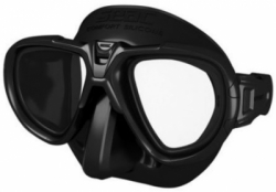 d mask seac fox black bali dive shop  large